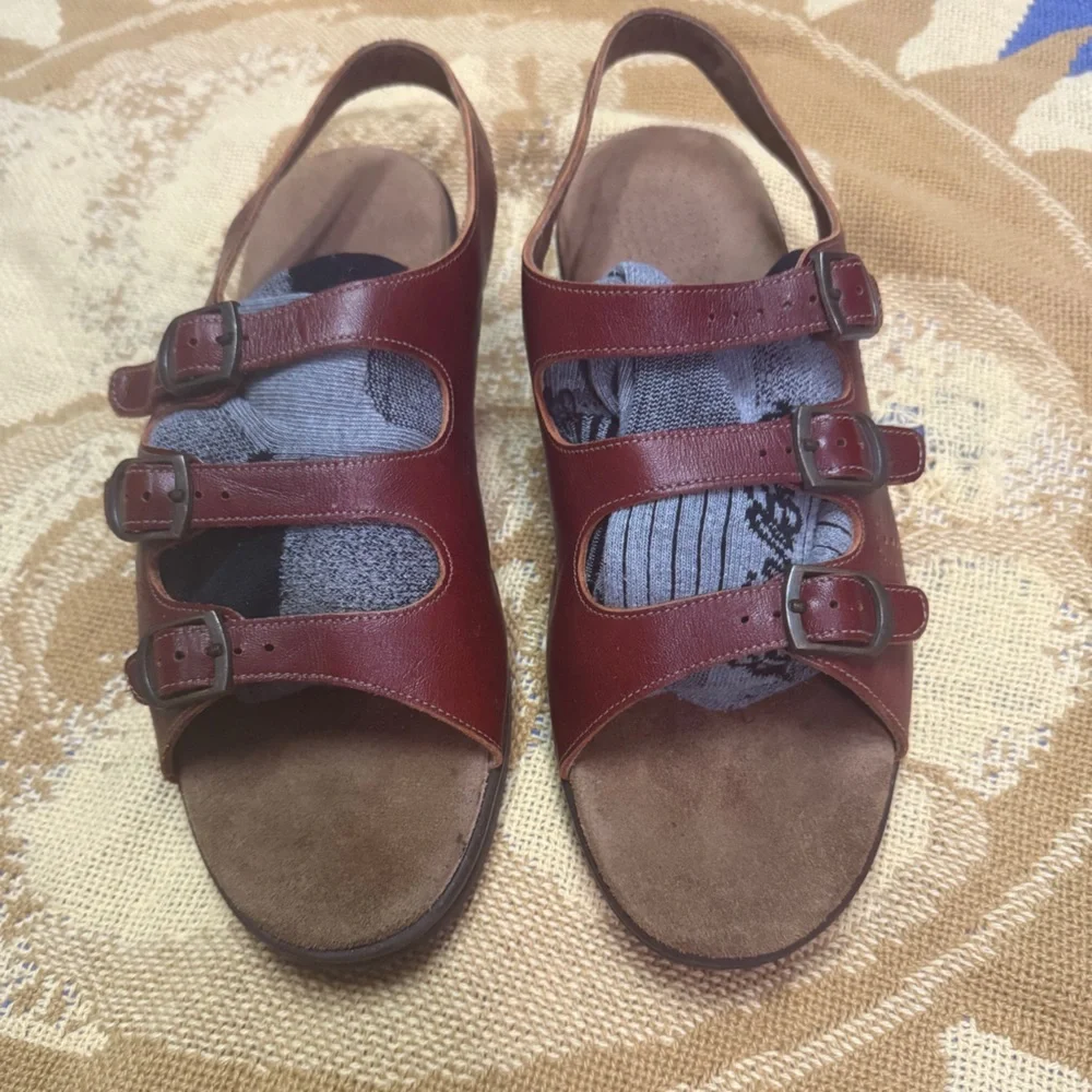 SAS Tripad Comfort Trio II Sandals In Amber - Picture 3 of 11